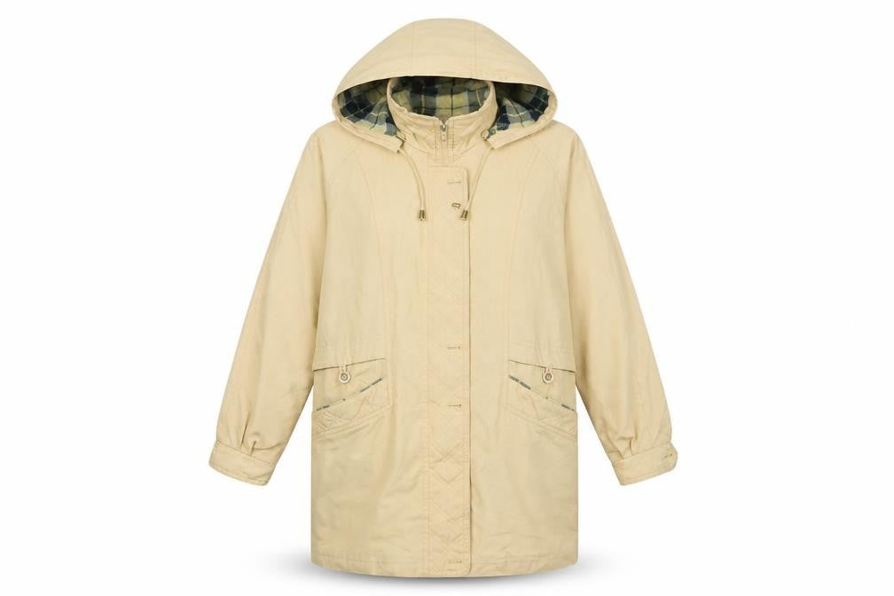 Womens UK Size 14 David Barry Yellow Overcoat