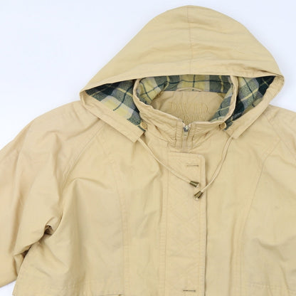 Womens UK Size 14 David Barry Yellow Overcoat