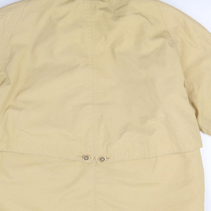 Womens UK Size 14 David Barry Yellow Overcoat