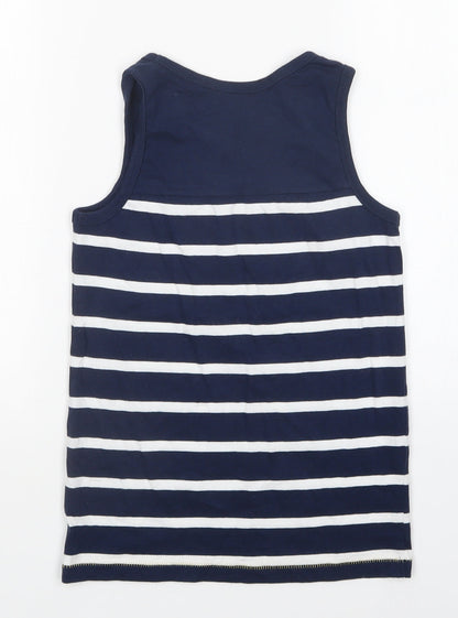 NEXT Boys Multicoloured Striped  Basic Tank Size 9 Years
