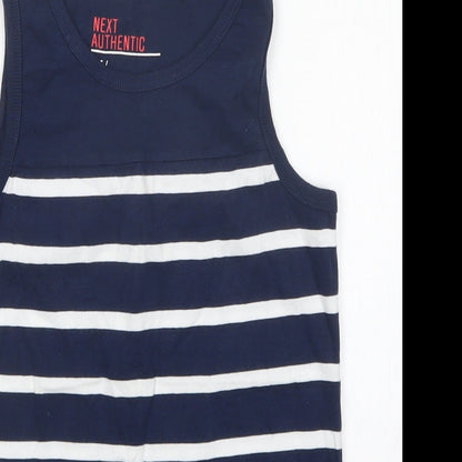 NEXT Boys Multicoloured Striped  Basic Tank Size 9 Years
