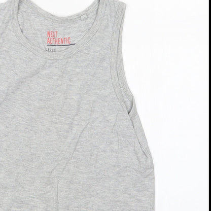 NEXT Boys Grey   Basic Tank Size 9 Years