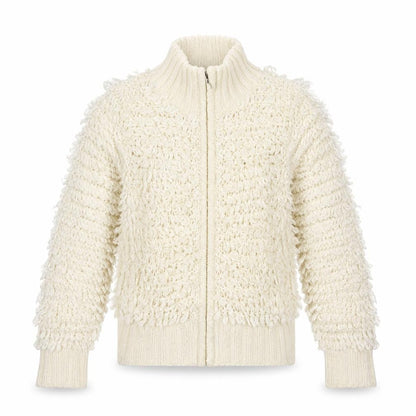 Yum Girl Girls Beige   Full Zip Jumper Size 7-8 Years