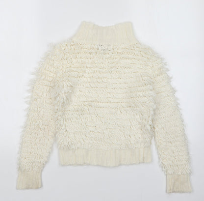 Yum Girl Girls Beige   Full Zip Jumper Size 7-8 Years