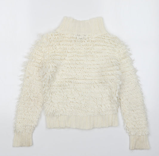 Yum Girl Girls Beige   Full Zip Jumper Size 7-8 Years