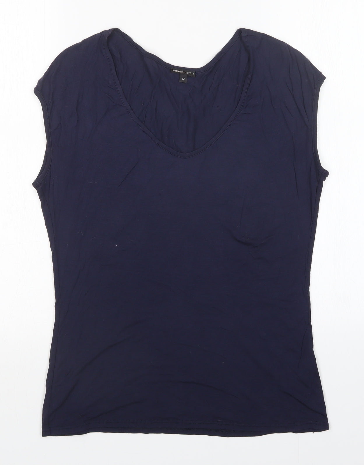 Womens UK Size M LIMITED COLLECTION Blue Basic Tank