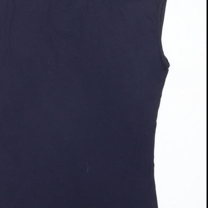 Womens UK Size M LIMITED COLLECTION Blue Basic Tank