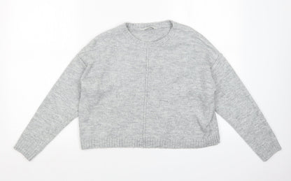MISS EVIE Girls Grey   Pullover Jumper Size 11-12 Years