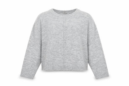 MISS EVIE Girls Grey   Pullover Jumper Size 11-12 Years