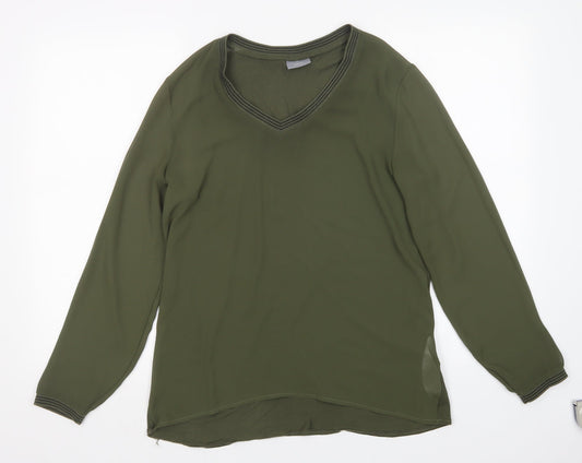 b.young Womens Green   Basic Blouse