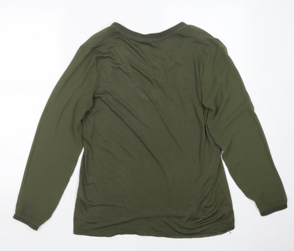 b.young Womens Green   Basic Blouse