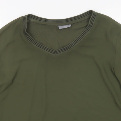 b.young Womens Green   Basic Blouse