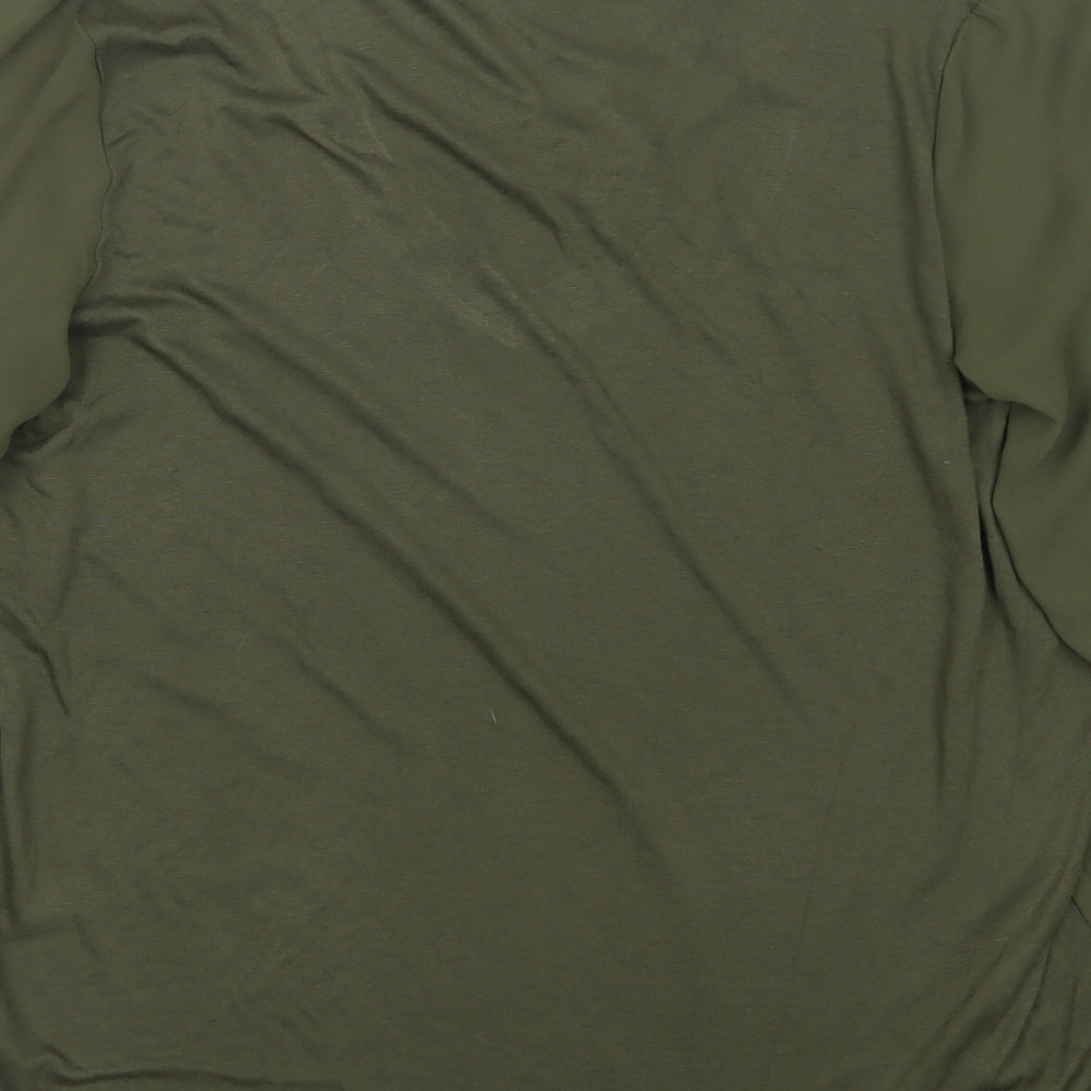 b.young Womens Green   Basic Blouse