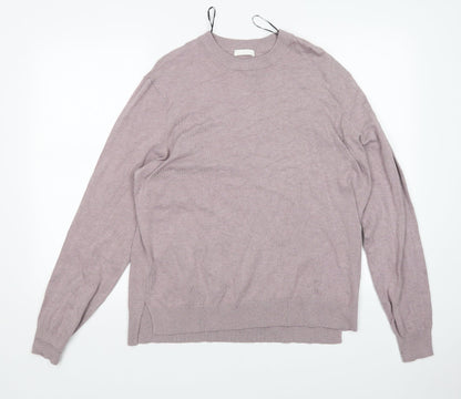 Womens UK Size L H&M Purple Pullover Jumper