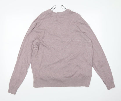 Womens UK Size L H&M Purple Pullover Jumper
