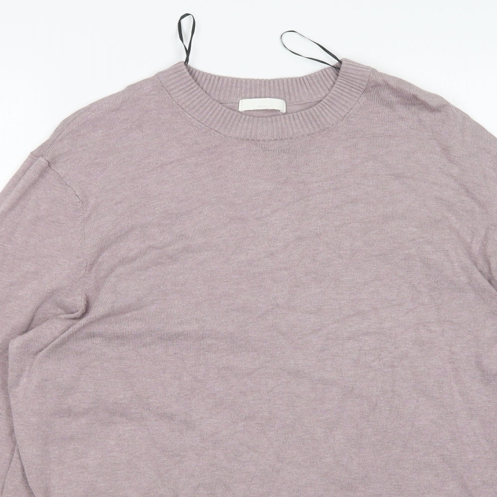 Womens UK Size L H&M Purple Pullover Jumper