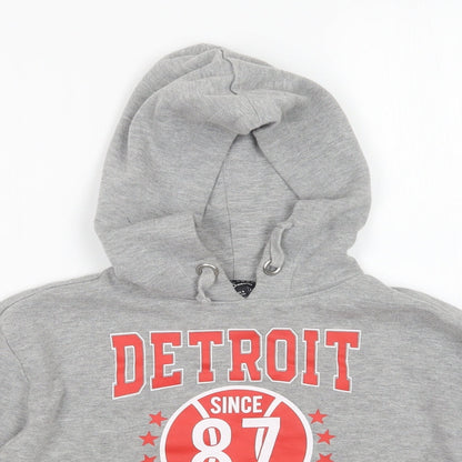 new look  Girls Grey   Pullover Hoodie Size 9 Years