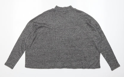 Womens UK Size L Divided by H&M Grey Pullover Jumper