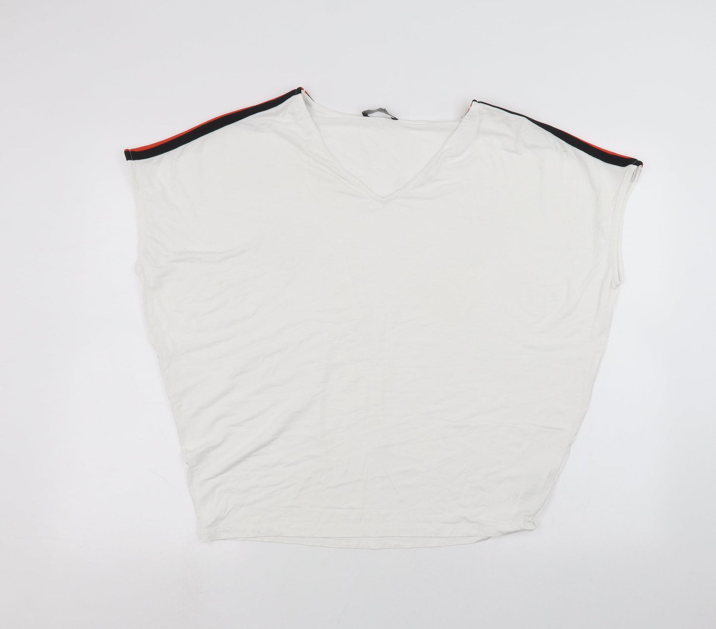 F&F Womens White   Basic T-Shirt Size M