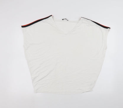 F&F Womens White   Basic T-Shirt Size M