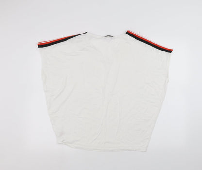 F&F Womens White   Basic T-Shirt Size M