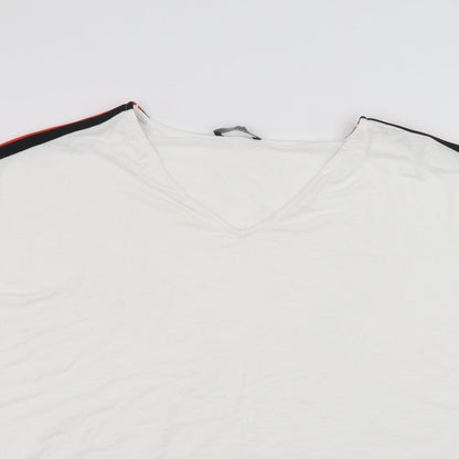 F&F Womens White   Basic T-Shirt Size M