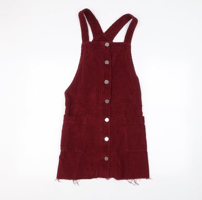 Womens UK Size 10 River Island Red Basic T-Shirt