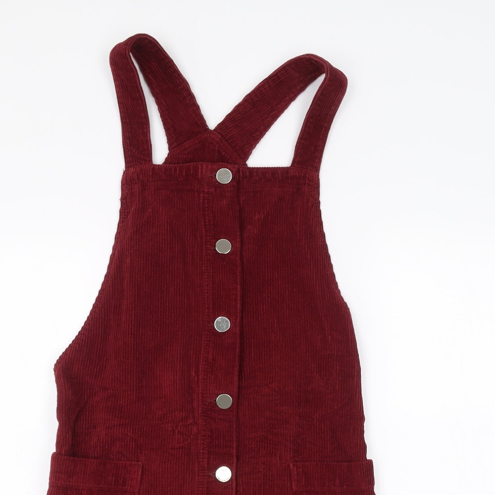 Womens UK Size 10 River Island Red Basic T-Shirt