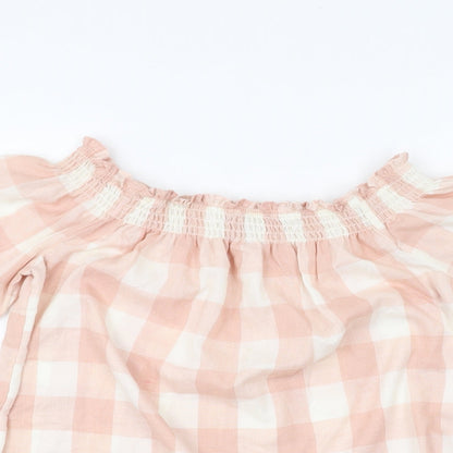 Papaya Womens Pink   Basic Blouse Size 10