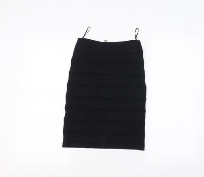 Lipsy Womens Black   Mini Skirt Size 6