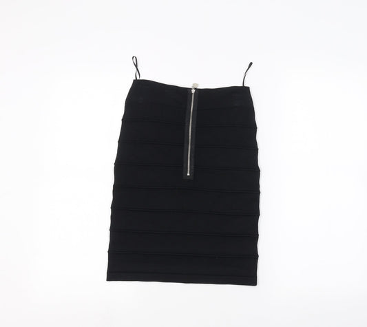 Lipsy Womens Black   Mini Skirt Size 6