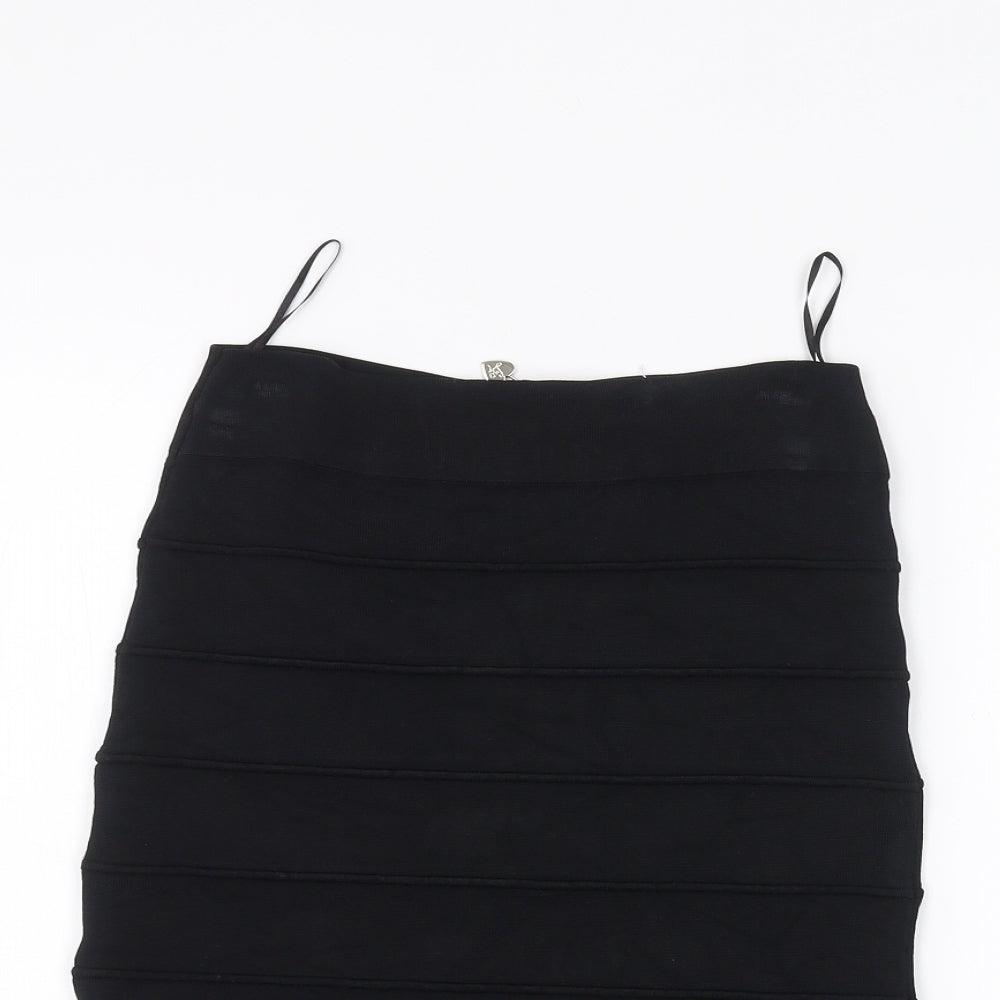 Lipsy Womens Black   Mini Skirt Size 6