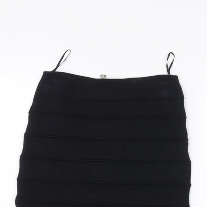 Lipsy Womens Black   Mini Skirt Size 6