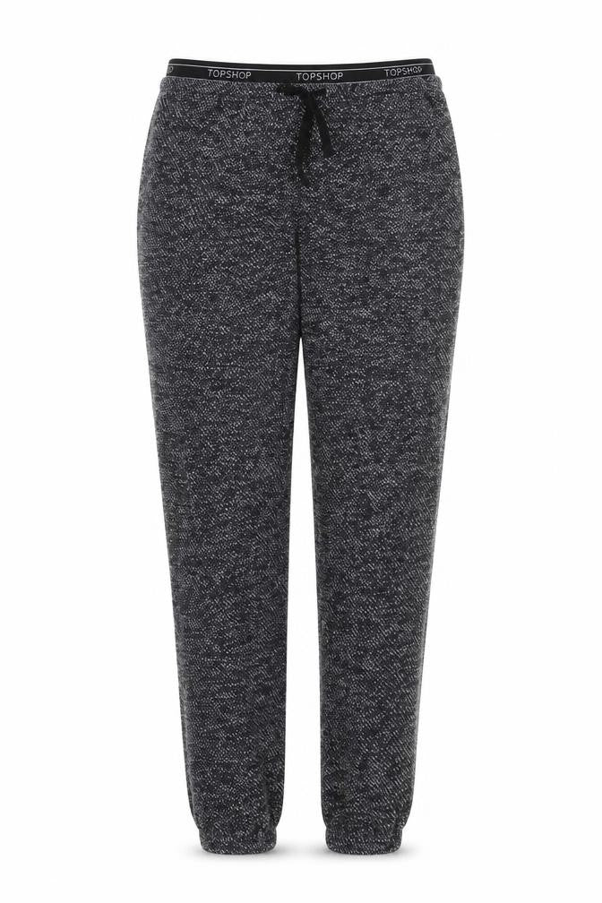 Womens UK Size 8 Topshop Regular Fit  Black Trousers
