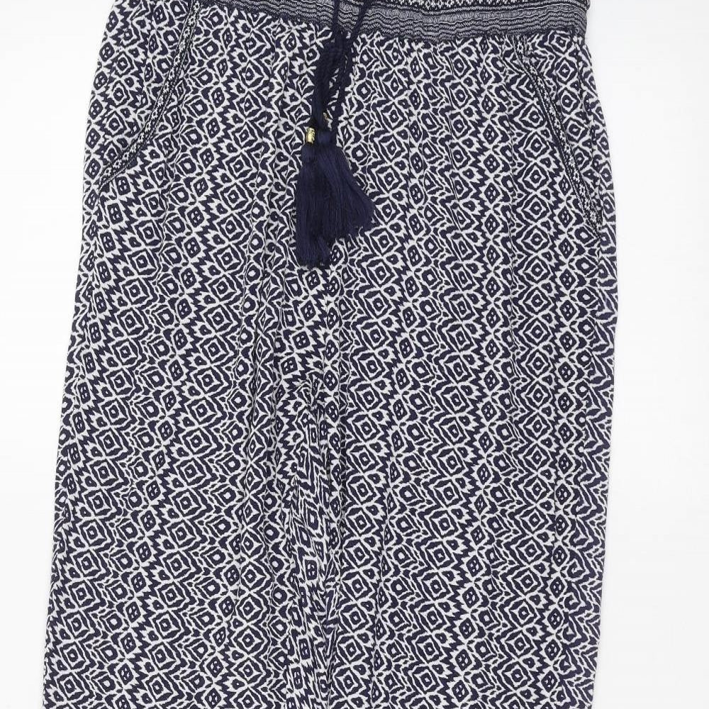 F&F Womens Blue   Trousers  Size 6 L27 in