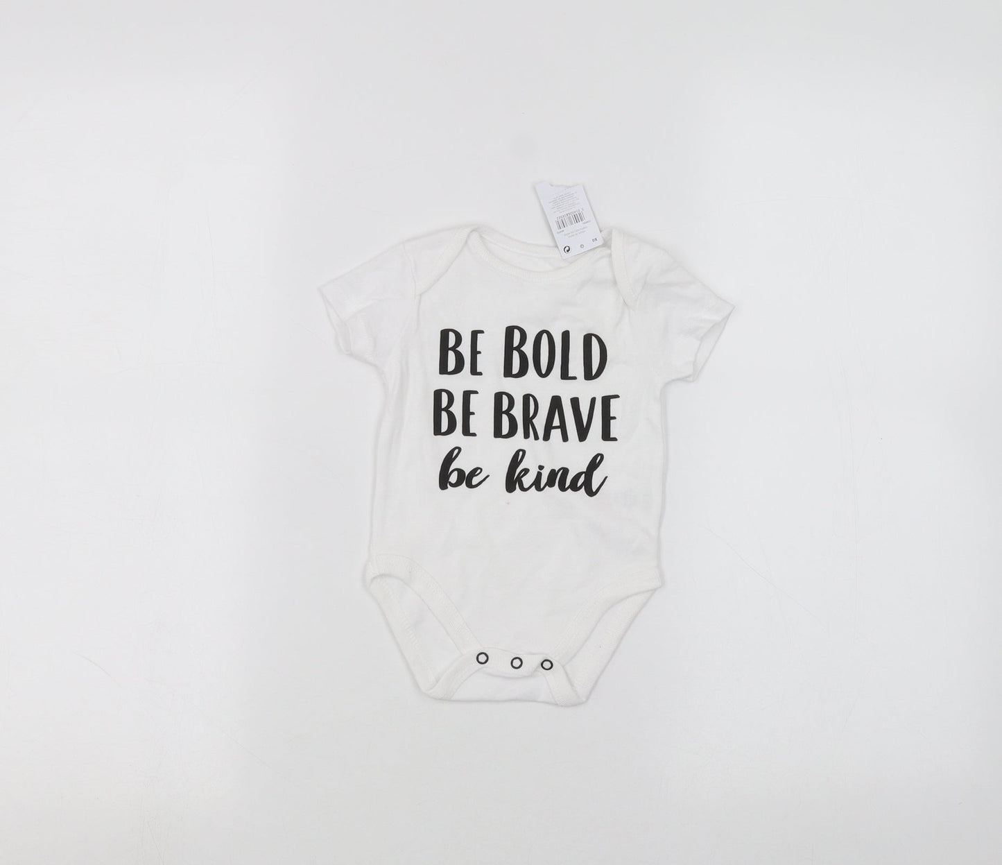 PEP&CO Baby White   Babygrow One-Piece Size 3-6 Months