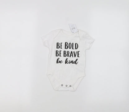 PEP&CO Baby White   Babygrow One-Piece Size 3-6 Months