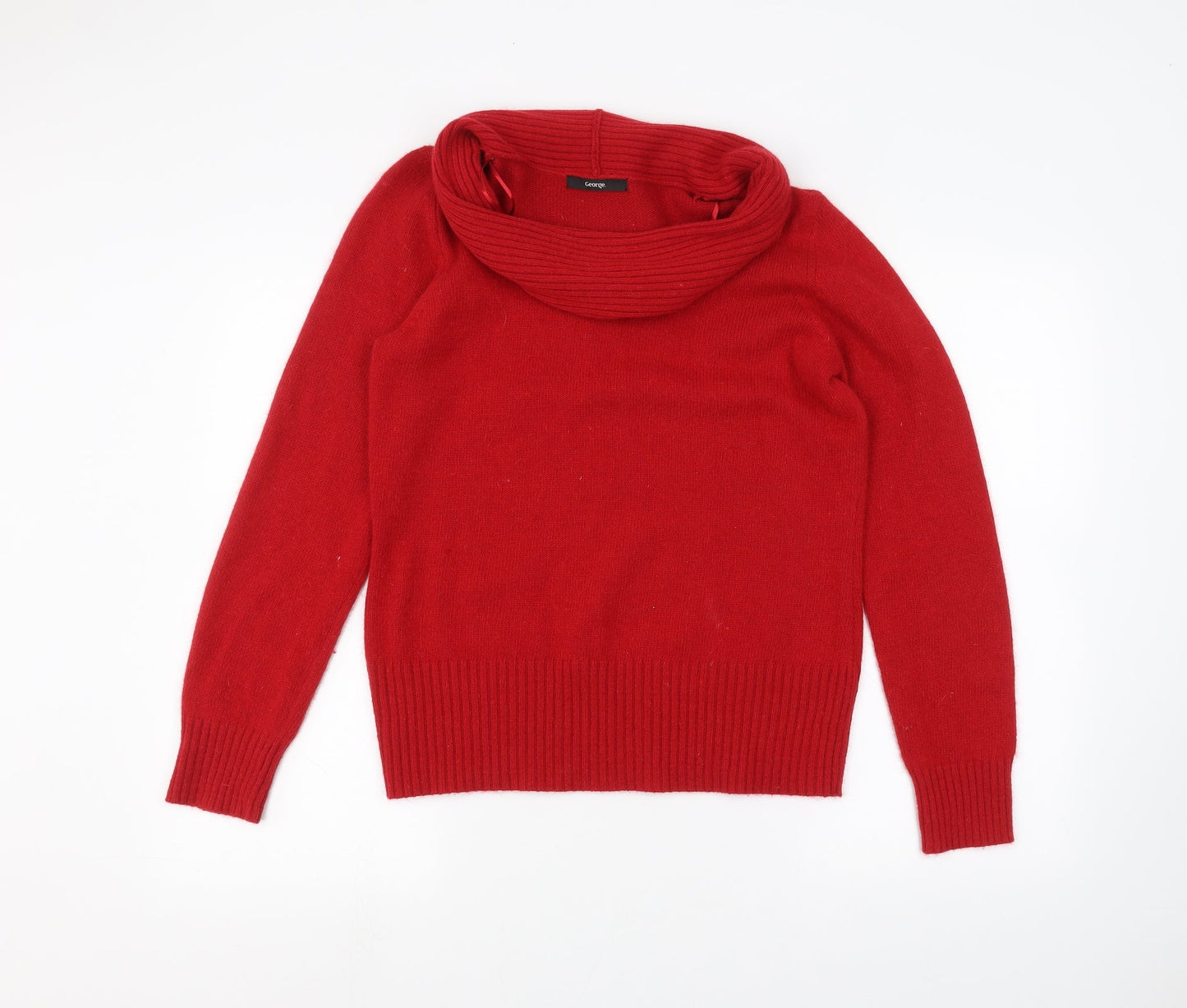George Womens Red   Pullover Jumper Size 16