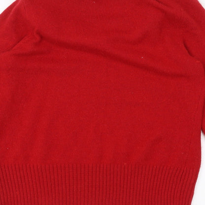 George Womens Red   Pullover Jumper Size 16