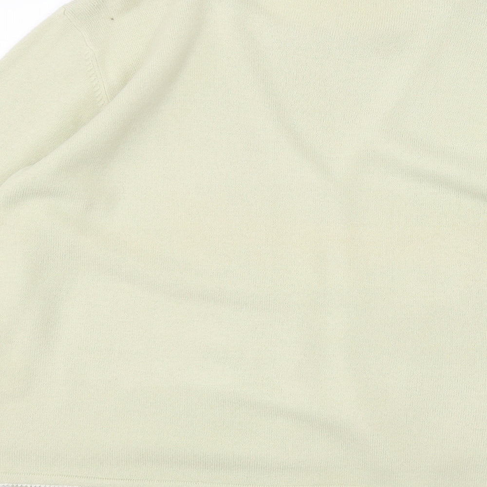 Womens UK Size M Preworn Beige Cardigan Jumper