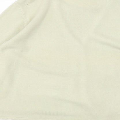 Womens UK Size M Preworn Beige Cardigan Jumper