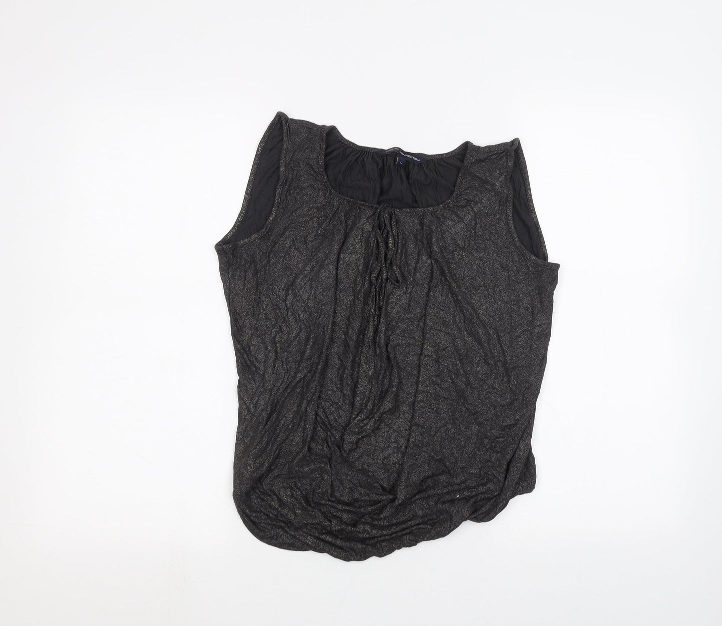 French Connection Womens Black   Basic Blouse Size L