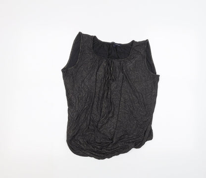 French Connection Womens Black   Basic Blouse Size L