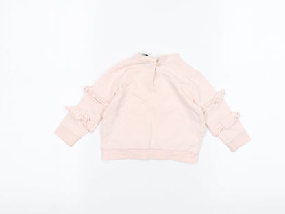 Very  Pink   Pullover Jumper Size 6-9 Months