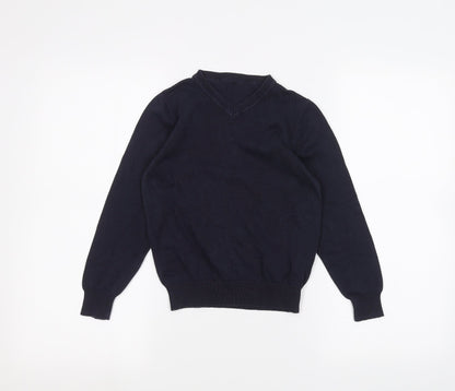 George Girls Blue   Pullover Jumper Size 7-8 Years
