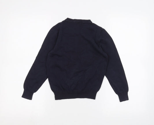 George Girls Blue   Pullover Jumper Size 7-8 Years