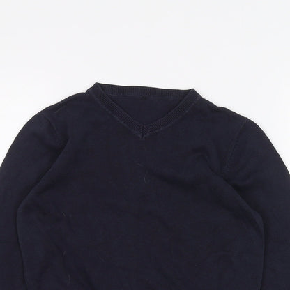 George Girls Blue   Pullover Jumper Size 7-8 Years