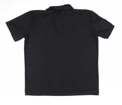 Preworn Mens Black    Polo   - Juntos Somos Mais Fortes