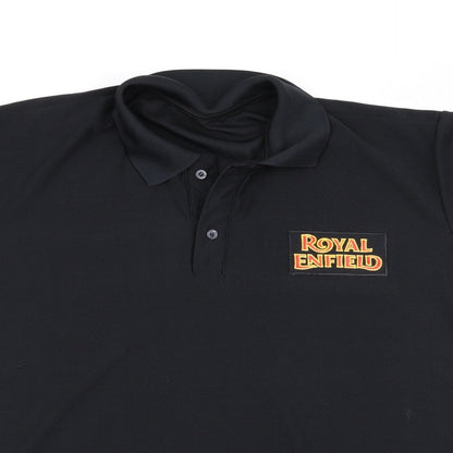 Preworn Mens Black    Polo   - Juntos Somos Mais Fortes