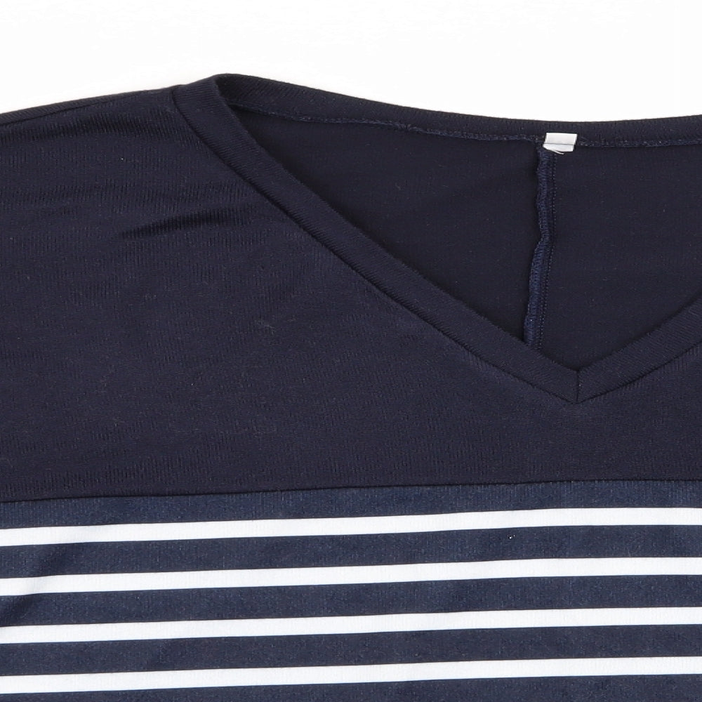 Womens UK Size M Preworn Blue Pullover Jumper